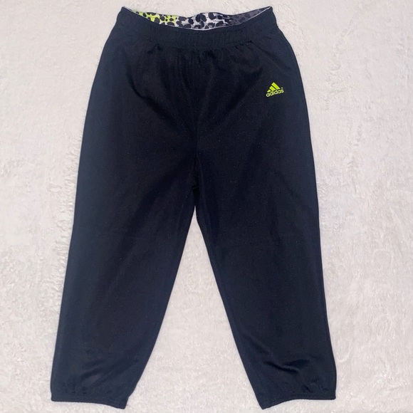 Adidas Softball Pants Black Pull on Size M Girls - Picture 1 of 12